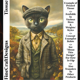 Bauer Katalogportrait Im Grünen CM2 Decoupage Seidenpapier