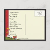 Bauer Kinderdusche Postkarte Einladung (Rückseite)