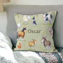 Bauer-Kissen für Kinderzimmer