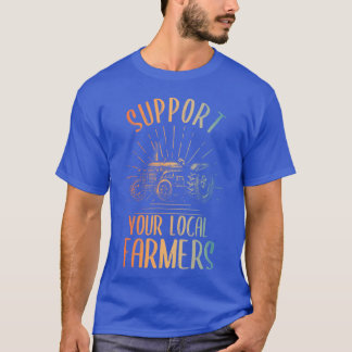 Bauer Kunst für Rinder Landwirt Traktor Kuh Landwi T-Shirt