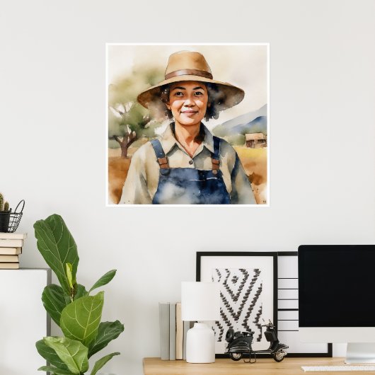 Bauer - Kunstdruckerei Poster (Heimbüro)