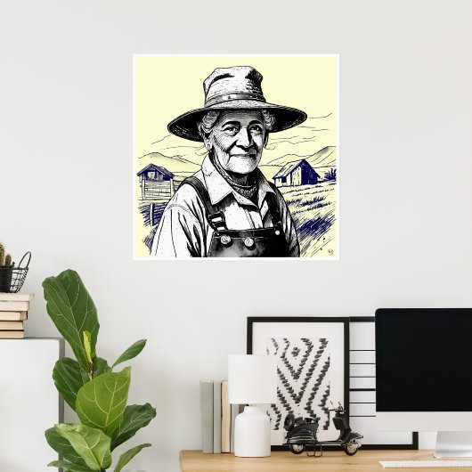 Bauer - Kunstdruckerei Poster (Heimbüro)