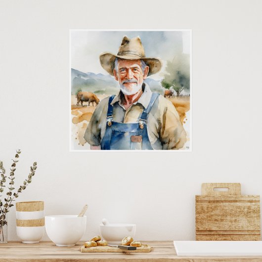 Bauer - Kunstdruckerei Poster (Küche)