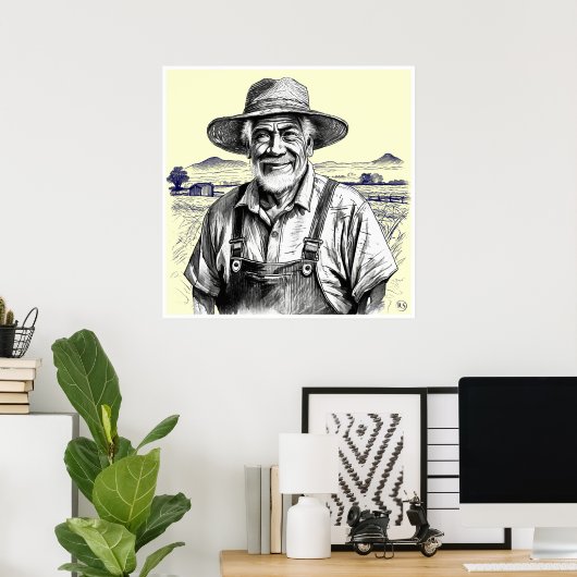 Bauer - Kunstdruckerei Poster (Heimbüro)