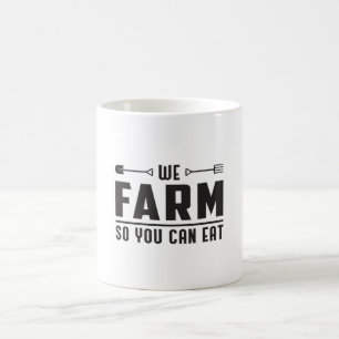 Bauer Landwirtschaft Hühnerzucht-Geschenk-Idee Kaffeetasse