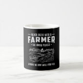 Bauer Landwirtschaft Landwirtschaft Funny Traktor Kaffeetasse (Mittel)