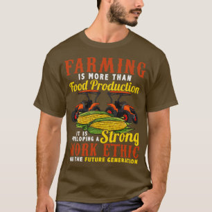 Bauer Landwirtschaft Starke Arbeitsethik T-Shirt