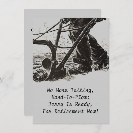 Bauer landwirtschaftlich genutzte Betriebe Einladu Einladung (Vorne/Hinten)