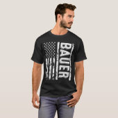 Bauer Last Name Funny Surname Team Bauer Family Re T-Shirt (Vorne ganz)