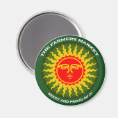 Bauer Magnet (Vorderseite/Rückseite)