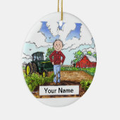 Bauer — Männlich Keramik Ornament (Rechts)