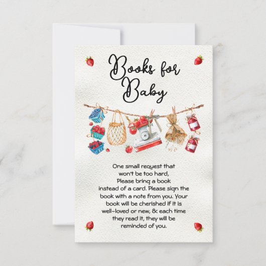 Bauer Market Baby Duschbücher für Baby Einladung (Vorderseite)