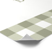 Bauer Market Baby Dusche Begrüßungszeichen Poster (Ecke)