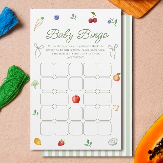 Bauer Market Baby Dusche Bingo Spiel (Von Creator hochgeladen)