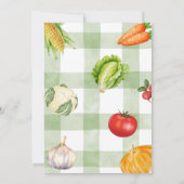 Bauer Market Baby Dusche Einladung (Rückseite)