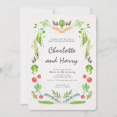 Bauer Market Baby Dusche Einladung (Vorderseite)