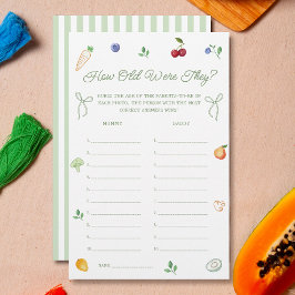 Bauer Market Baby Dusche Ratschlag das Alter Spiel