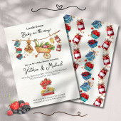 Bauer Market Baby Dusche Wäscheleine Einladung