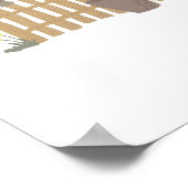 Bauer Market Baby Dusche Willkommenspender Poster (Ecke)