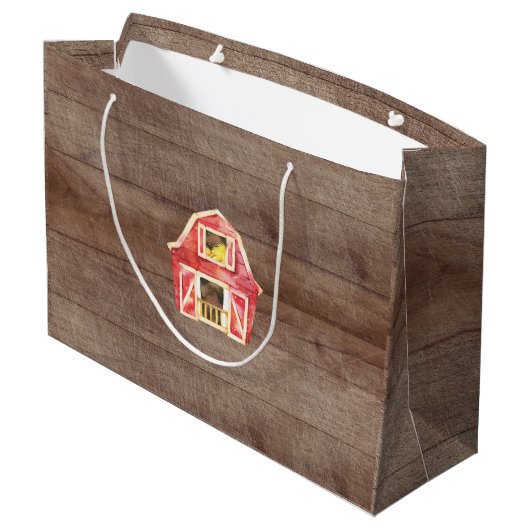 Bauer Market Baby Showroom - Neue Baby Geschenktüt Große Geschenktüte (Rückseite Schrägansicht)