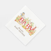 Bauer Market Babydusche Papier Napkins Serviette (Ecke)