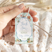 Bauer Market Blue Boy Baby Dusche Vielen Dank Geschenkanhänger