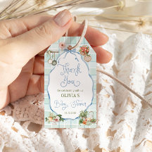 Bauer Market Blue Boy Baby Dusche Vielen Dank