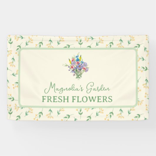 Bauer Market-Blume Verkäufer Custom Banner (Horizontal)