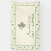 Bauer Market-Blume Verkäufer Custom Banner (Vertikal)