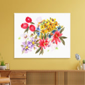 Bauer Market Bouquet 1 Leinwanddruck (Insitu (Wohnzimmer))