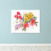 Bauer Market Bouquet 1 Leinwanddruck (Insitu (Holzboden))