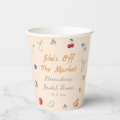 Bauer Market Brautparty Pappbecher (Vorderseite)