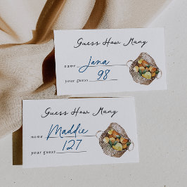 Bauer Market Brautparty Ratting Game Card Begleitkarte