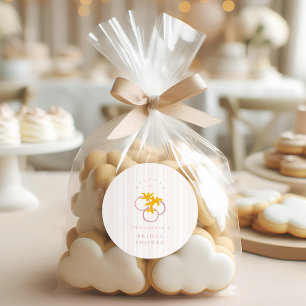 Bauer Market Brautparty Runder Aufkleber