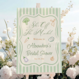 Bauer Market Brautparty Willkommen Acrylschild