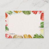 Bauer Market Business Cards Visitenkarte (Rückseite)