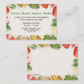 Bauer Market Business Cards Visitenkarte (Vorne/Hinten)