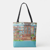 Bauer Market Country Store Aquarelltasche Tasche (Rückseite)