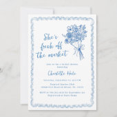 Bauer Market Drain Brautparty Einladung (Vorderseite)