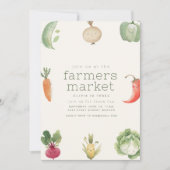 Bauer Market Geburtstagsparty Einladung (Vorderseite)