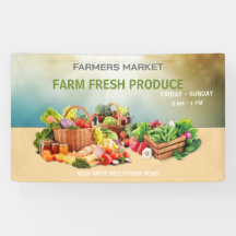 Bauer Market Produzieren Aquarellbauernhof Frische