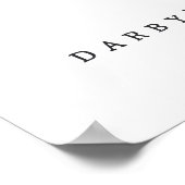 Bauer Market Theme Brautparty Begrüßungszeichen Poster (Ecke)