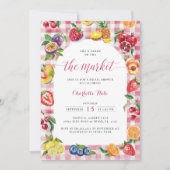 Bauer Markt Brautdusche Einladung (Vorderseite)