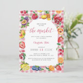 Bauer Markt Brautdusche Einladung (Stehend Vorderseite)