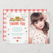 Bauer Markt Erdbeeren Danke Karte Geburtstag (Vorne/Hinten)