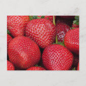 Bauer Markt Erdbeeren Postkarte (Vorderseite)