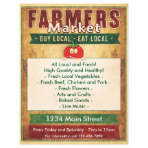 Bauer Markt essen lokale Zeichen