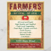 Bauer Markt essen lokale Zeichen Flyer (Hinten)