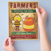 Bauer Markt Frischer Honig Flyer (Hand)