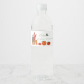 Bauer-Markt für Babydusche Wasserflaschenetikett (Vorderseite)